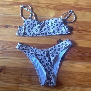 cheetah print bikini